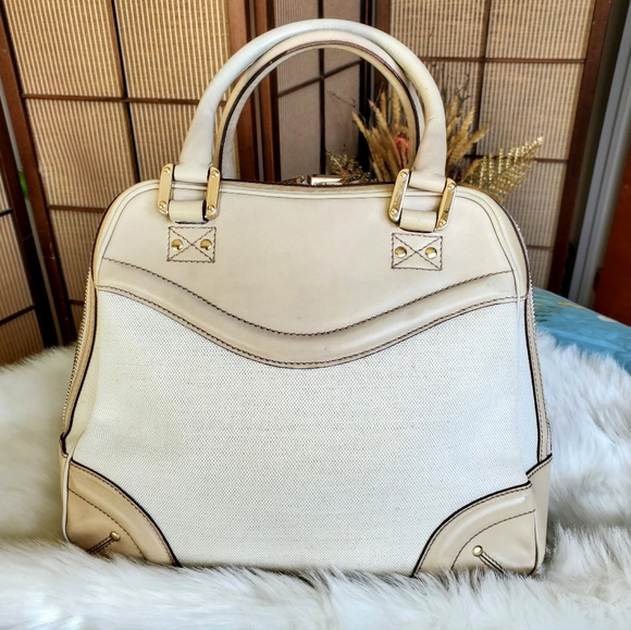 GUCCI AUTHENTIC CREAM SATCHEL padlock & key - Picture 10 of 13
